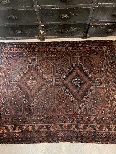 Vintage Hand Woven Rug