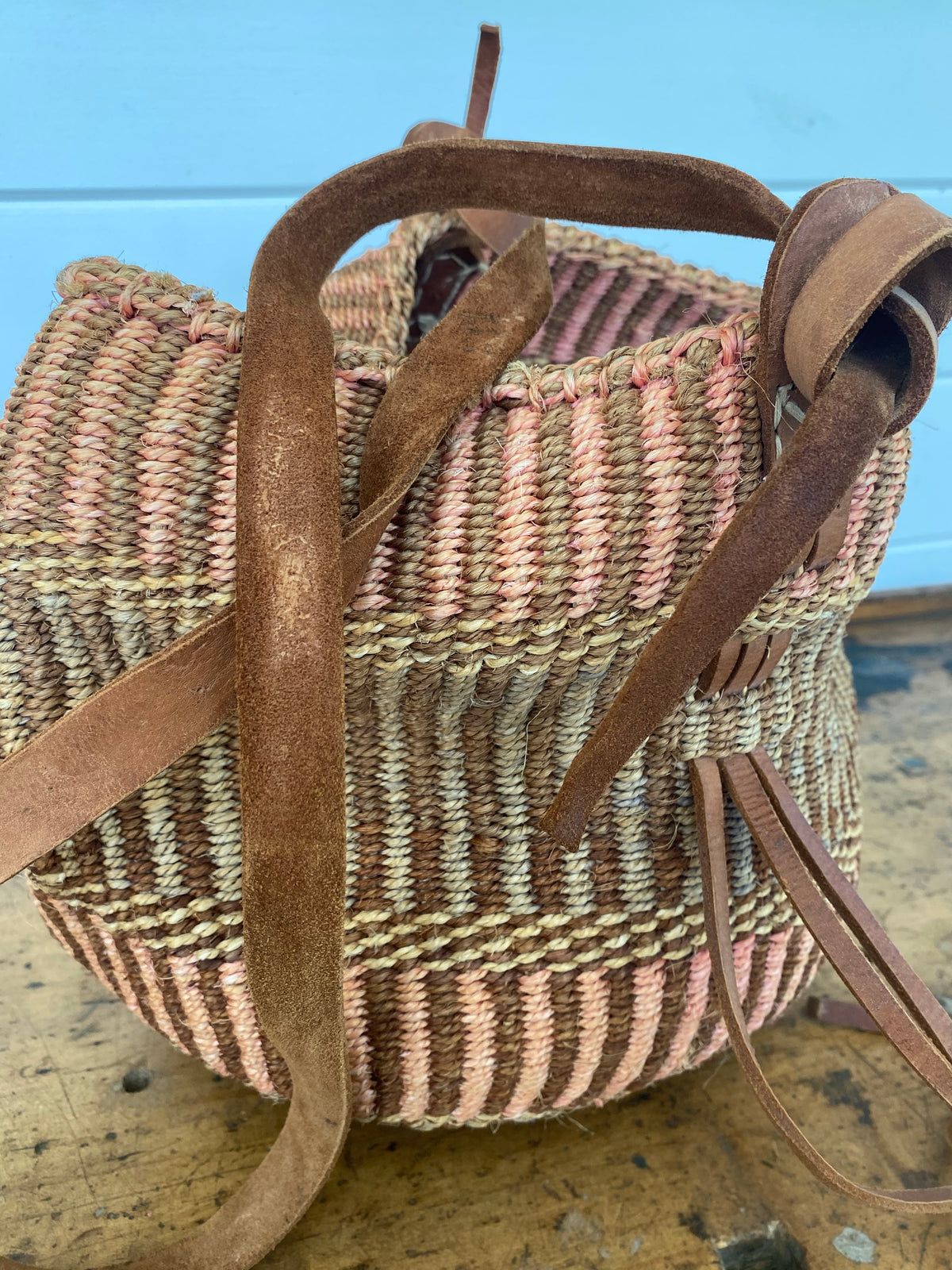 Vintage Woven Sisal Bag