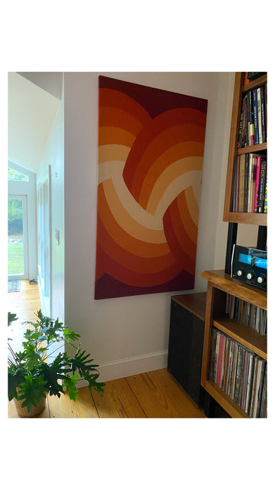 70s Finlayson Fabric Wall Art