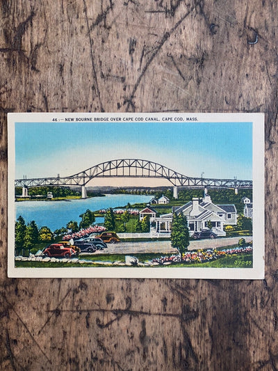Vintage Bourne Bridge Post Card
