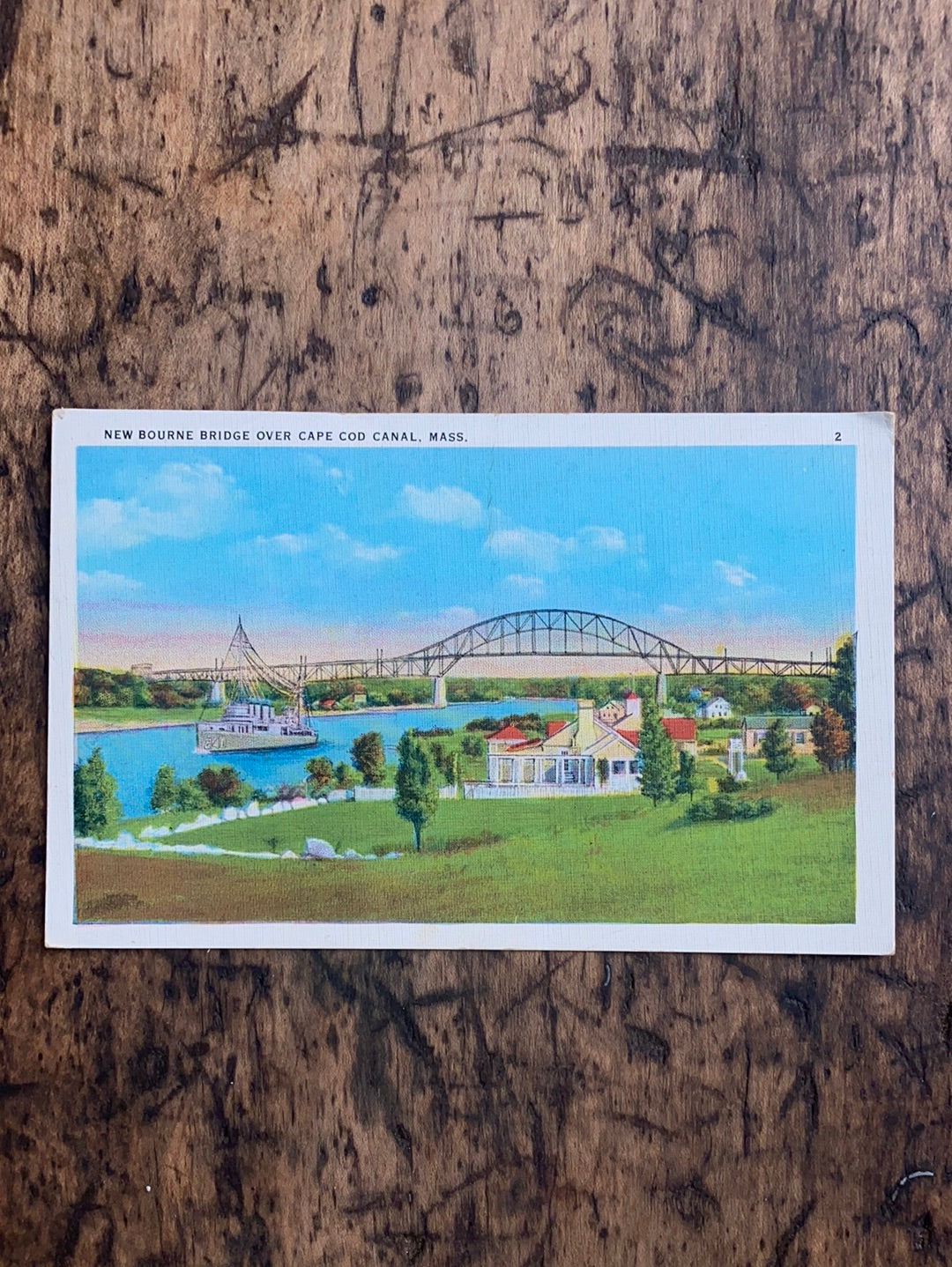 Vintage Cape Cod Canal Post Card