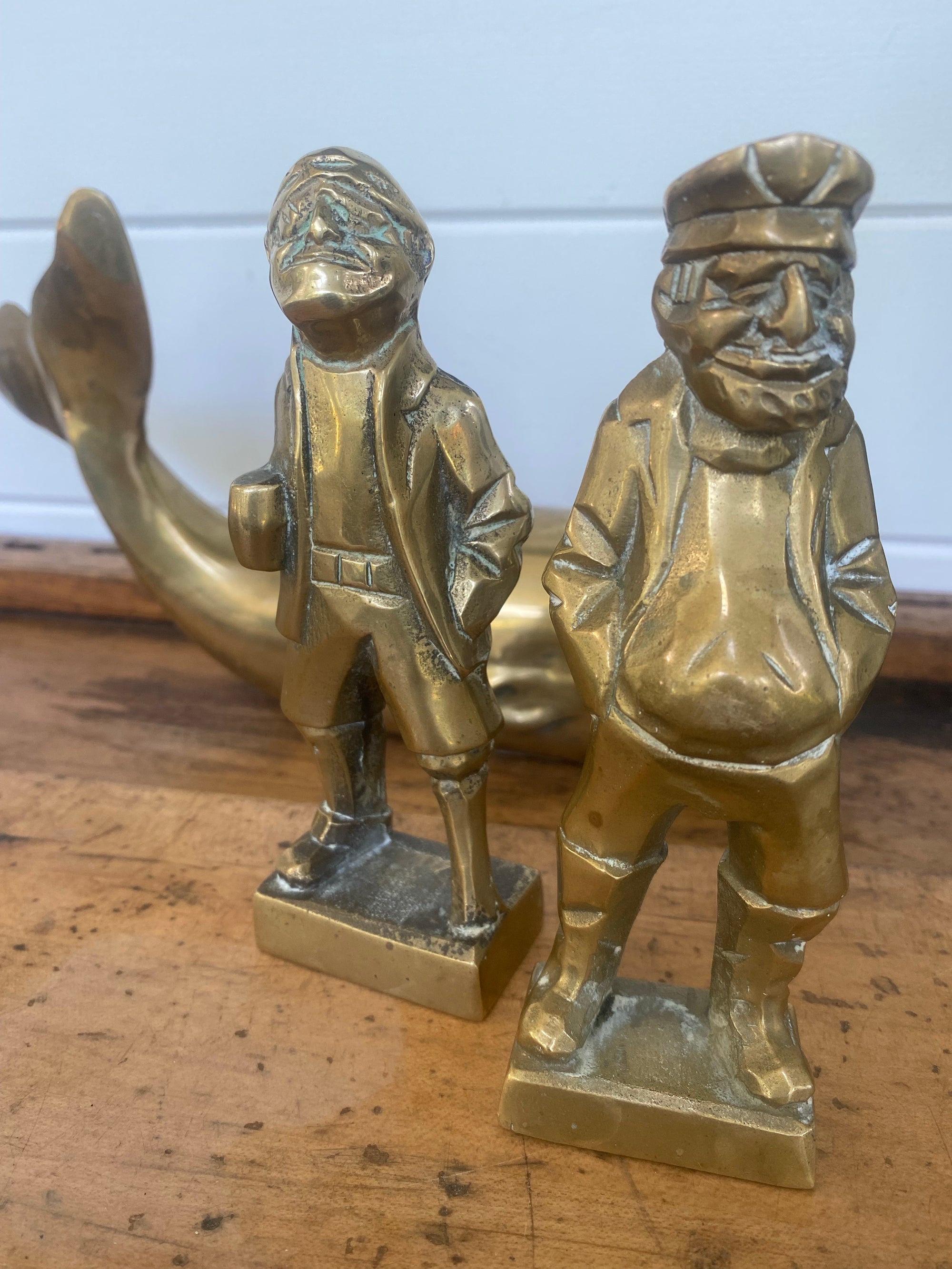 Vintage Brass Old Salt