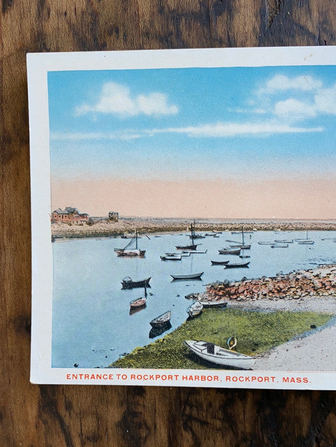Vintage Rockport Harbor Post Card
