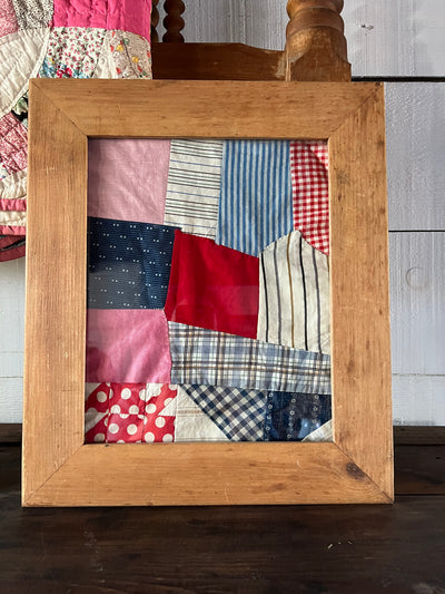 Vintage Quilt Square Framed
