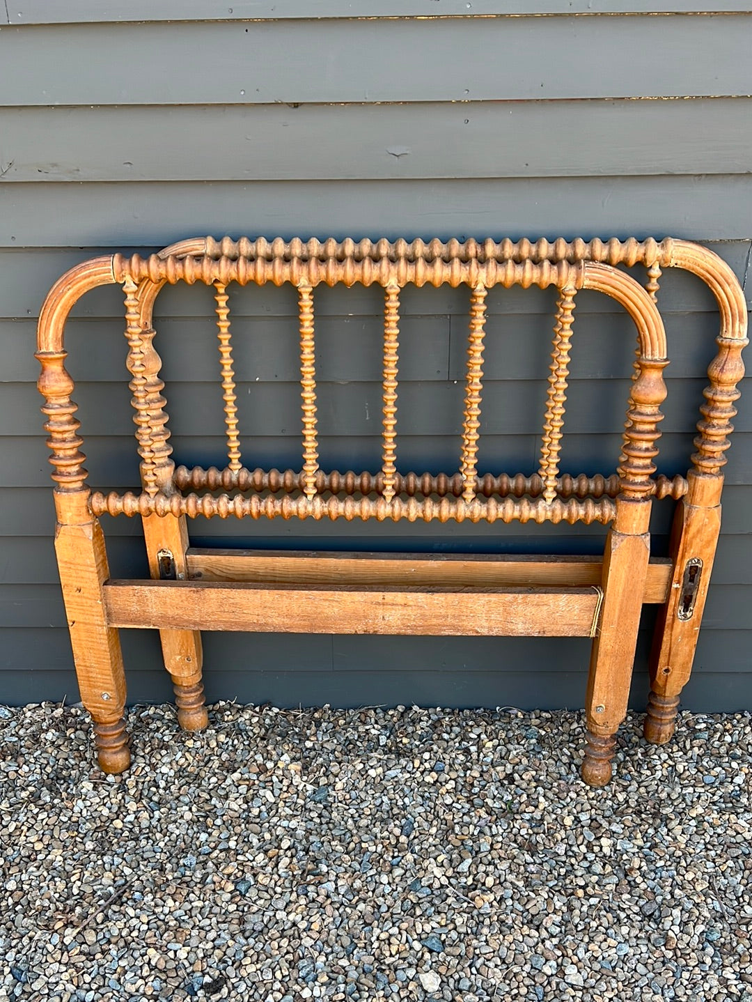 Antique Spindle Twin Bed Frame