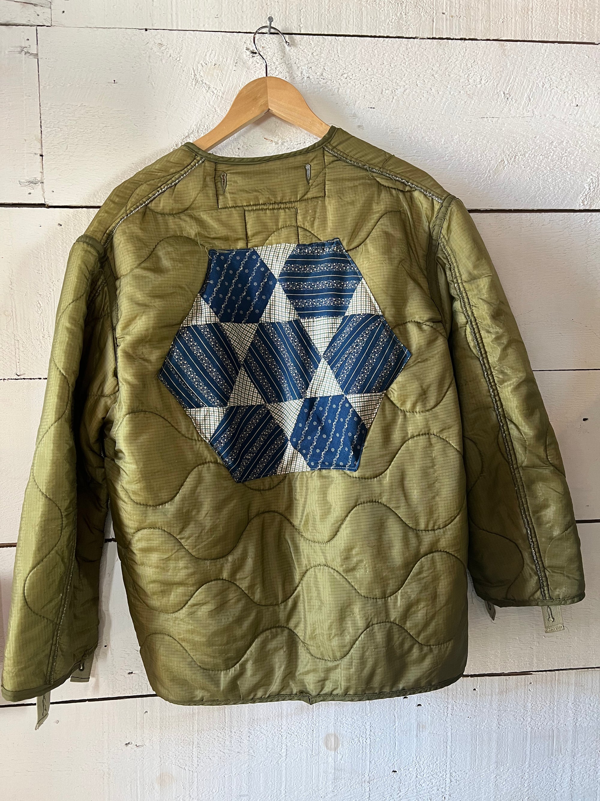 Indigo Quilt Patch - Vintage Quilted Liner