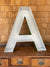 Salvaged Metal Letter A