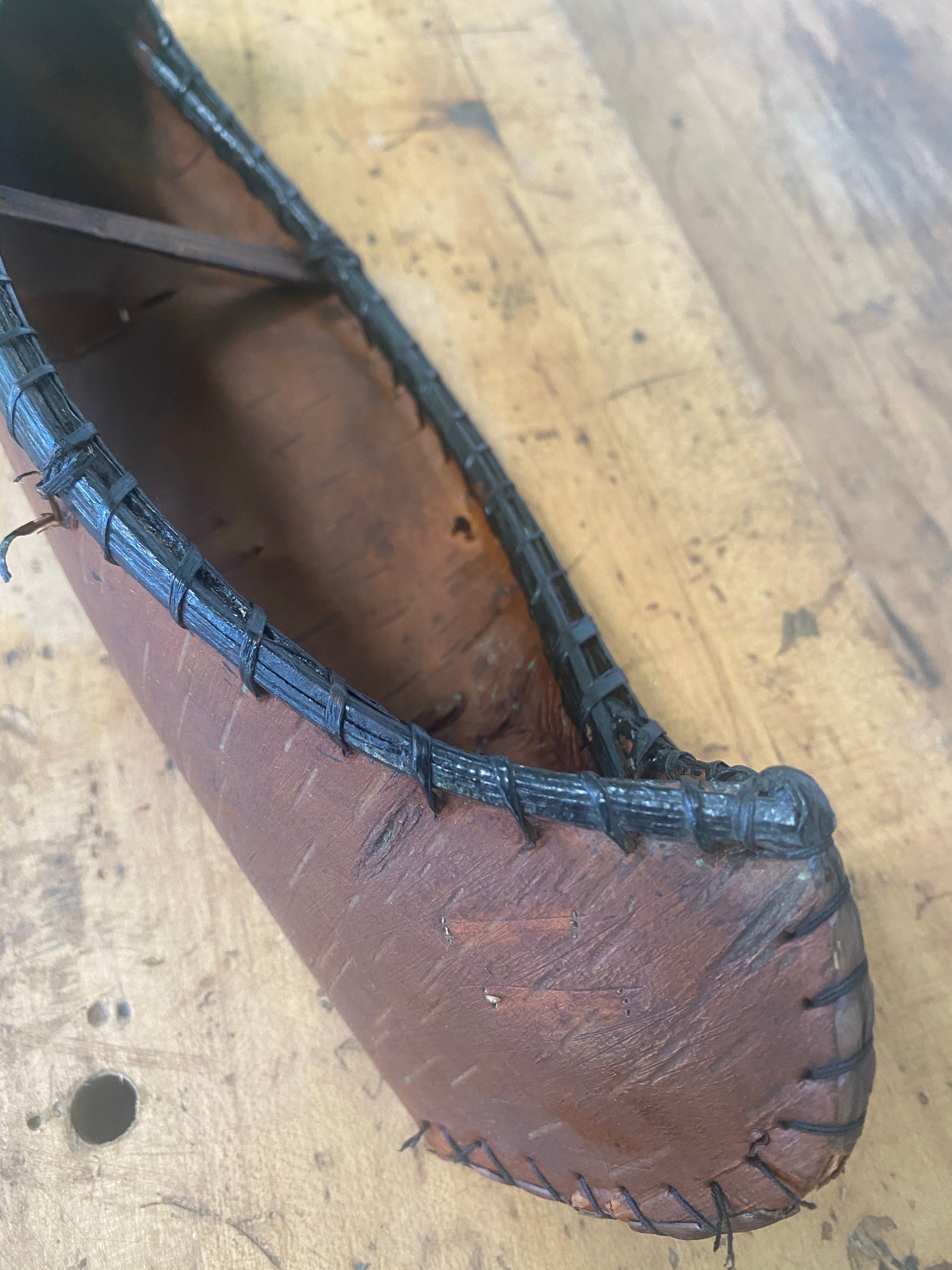 Souvenir Birch Bark Canoe