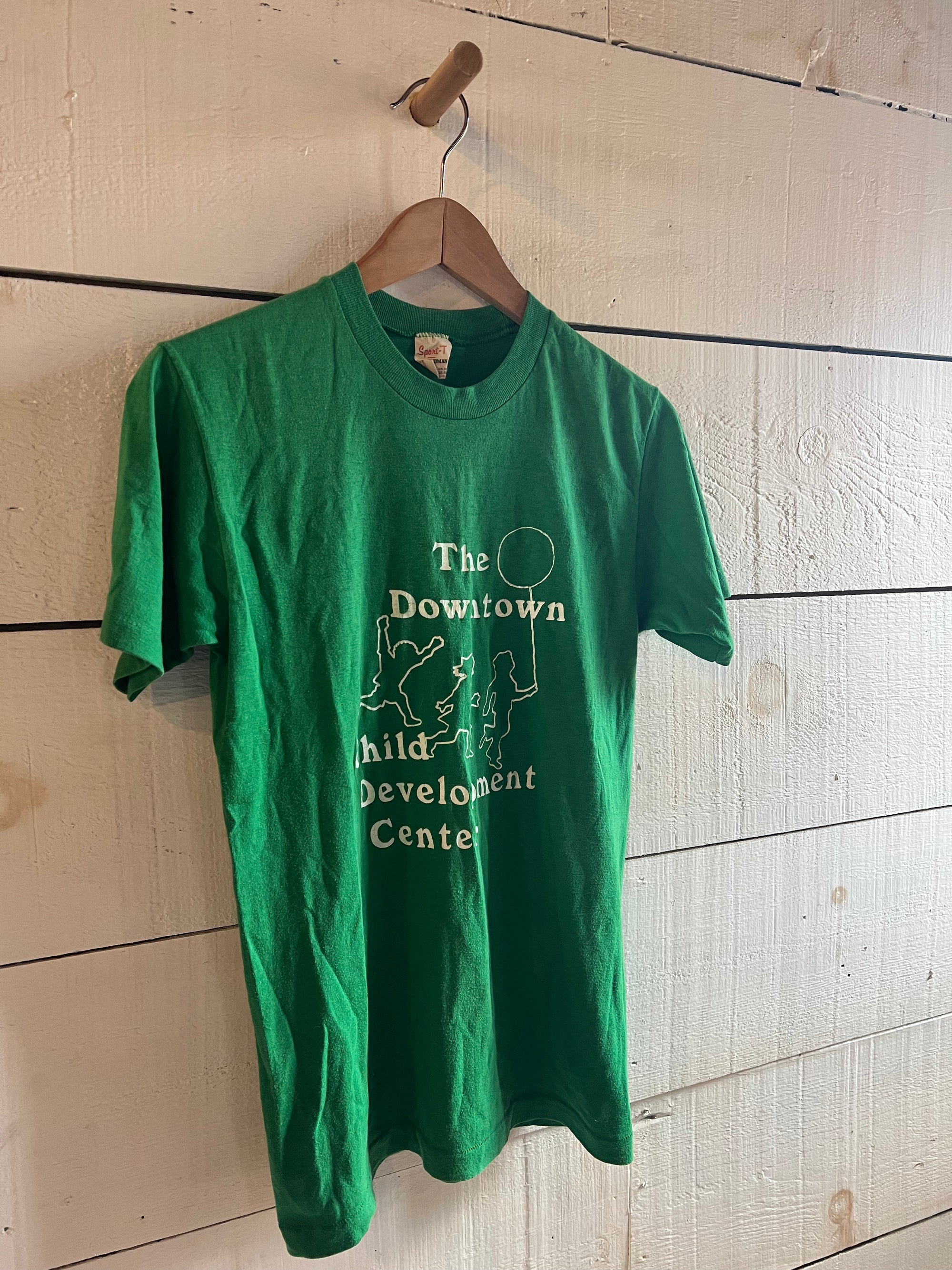 Vintage Downtown Green Tee