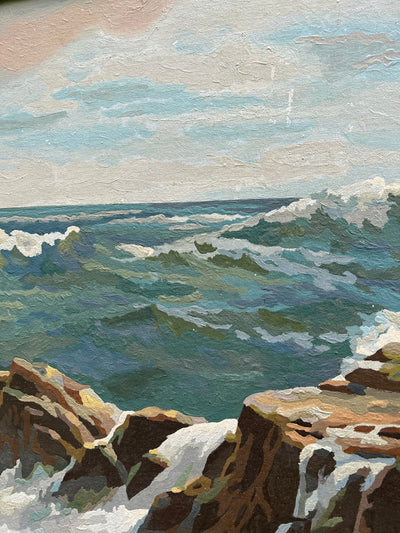 Vintage Paint-by-numbers Sea Scape