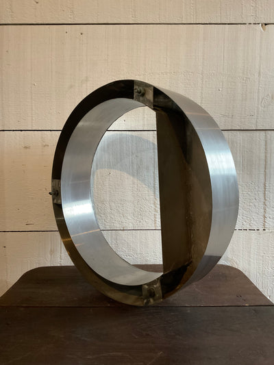 Salvaged Metal Letter - O