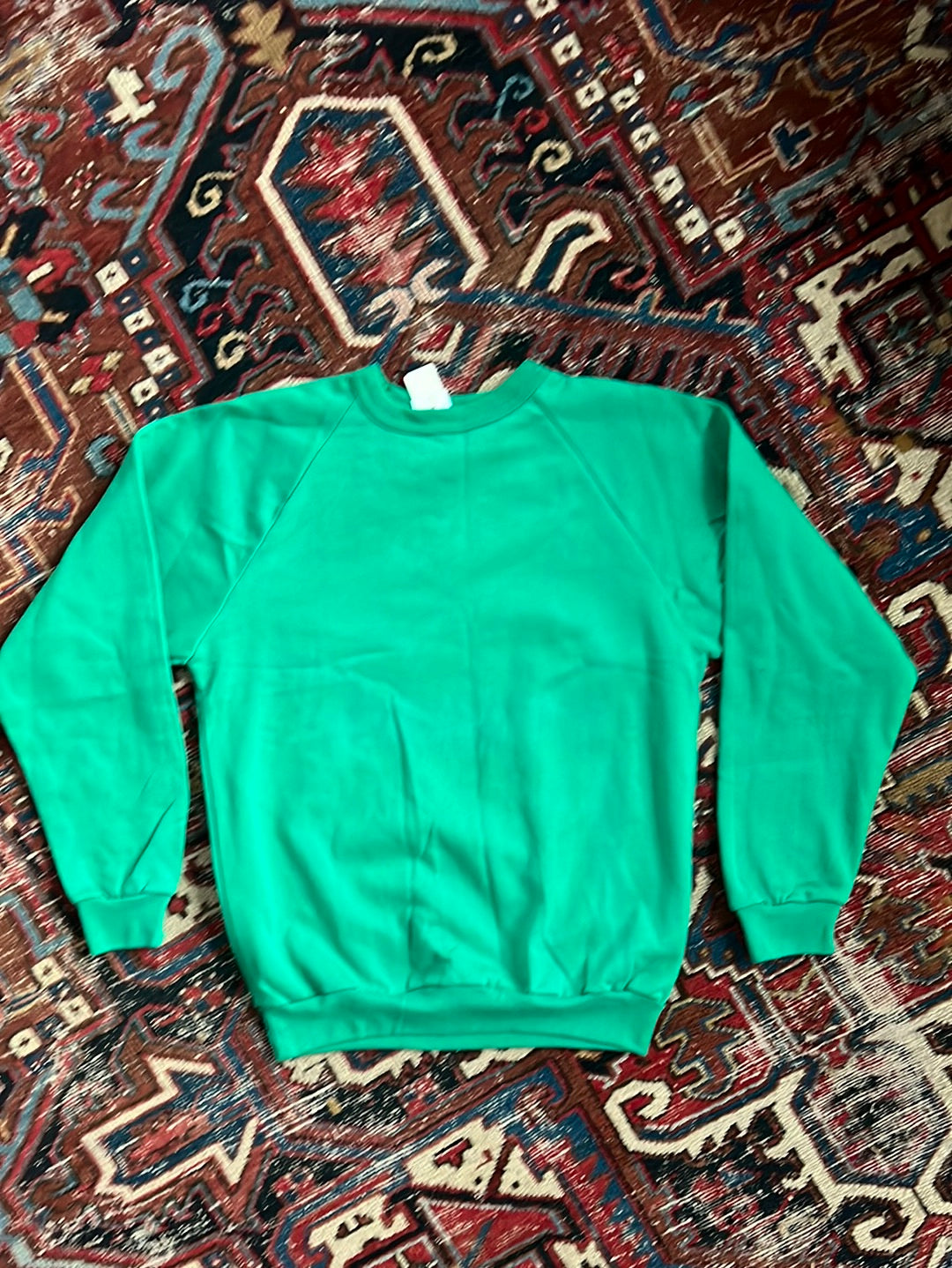 Vintage Deadstock Alore Green Raglan Sweatshirt