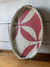Vintage Wicker Tray w/ Quilt