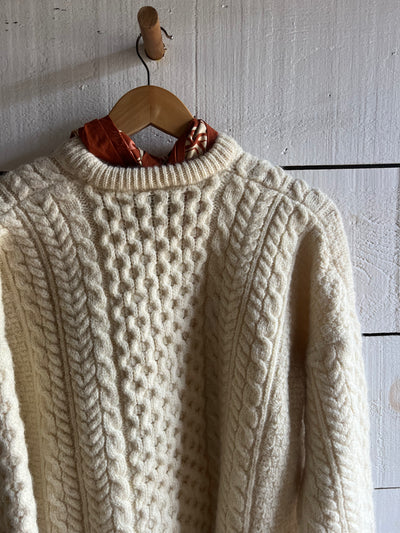 Vintage Wool Fishermen's Pull Over Sweater