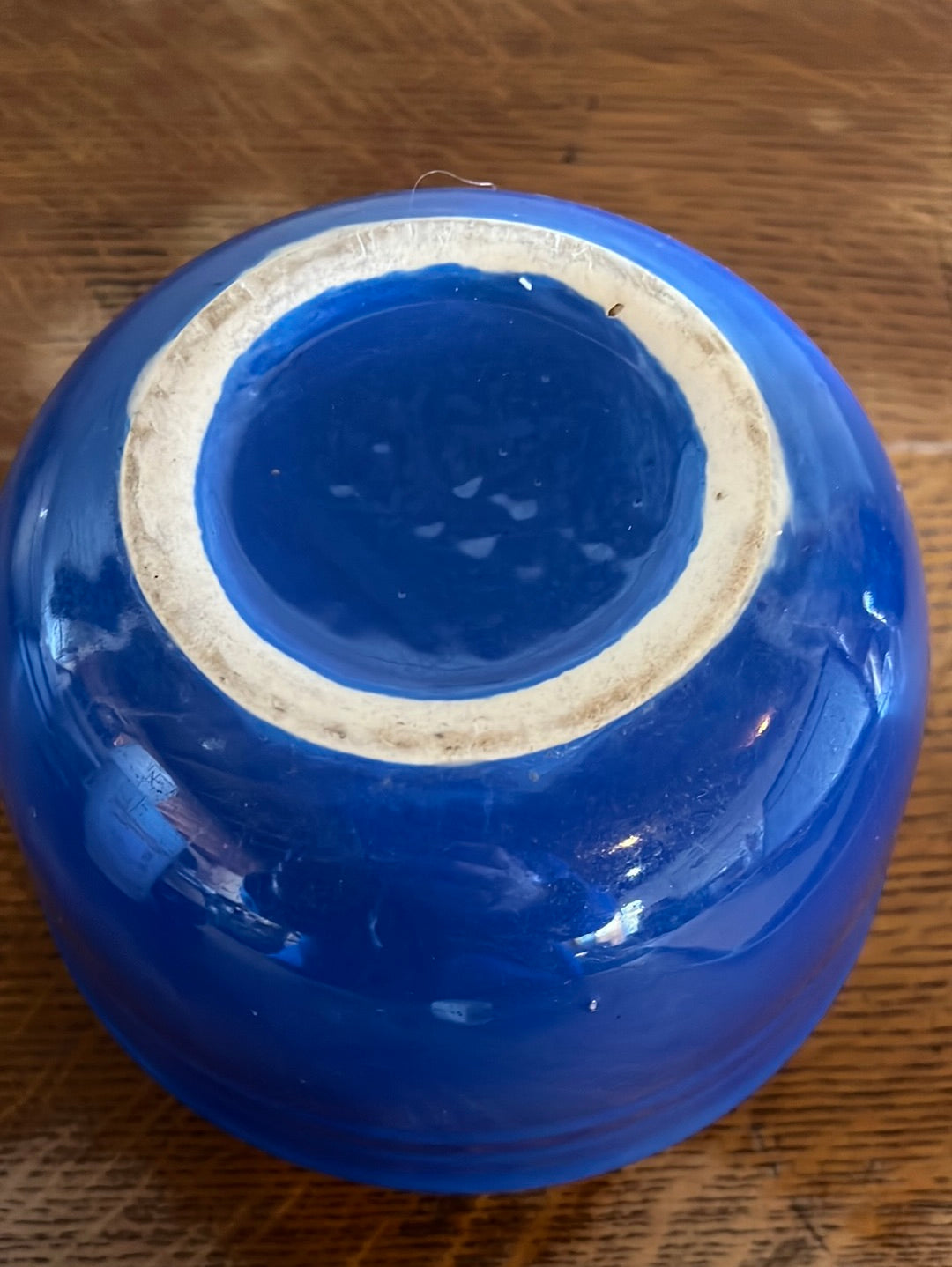 Vintage Blue Mixing Bowl