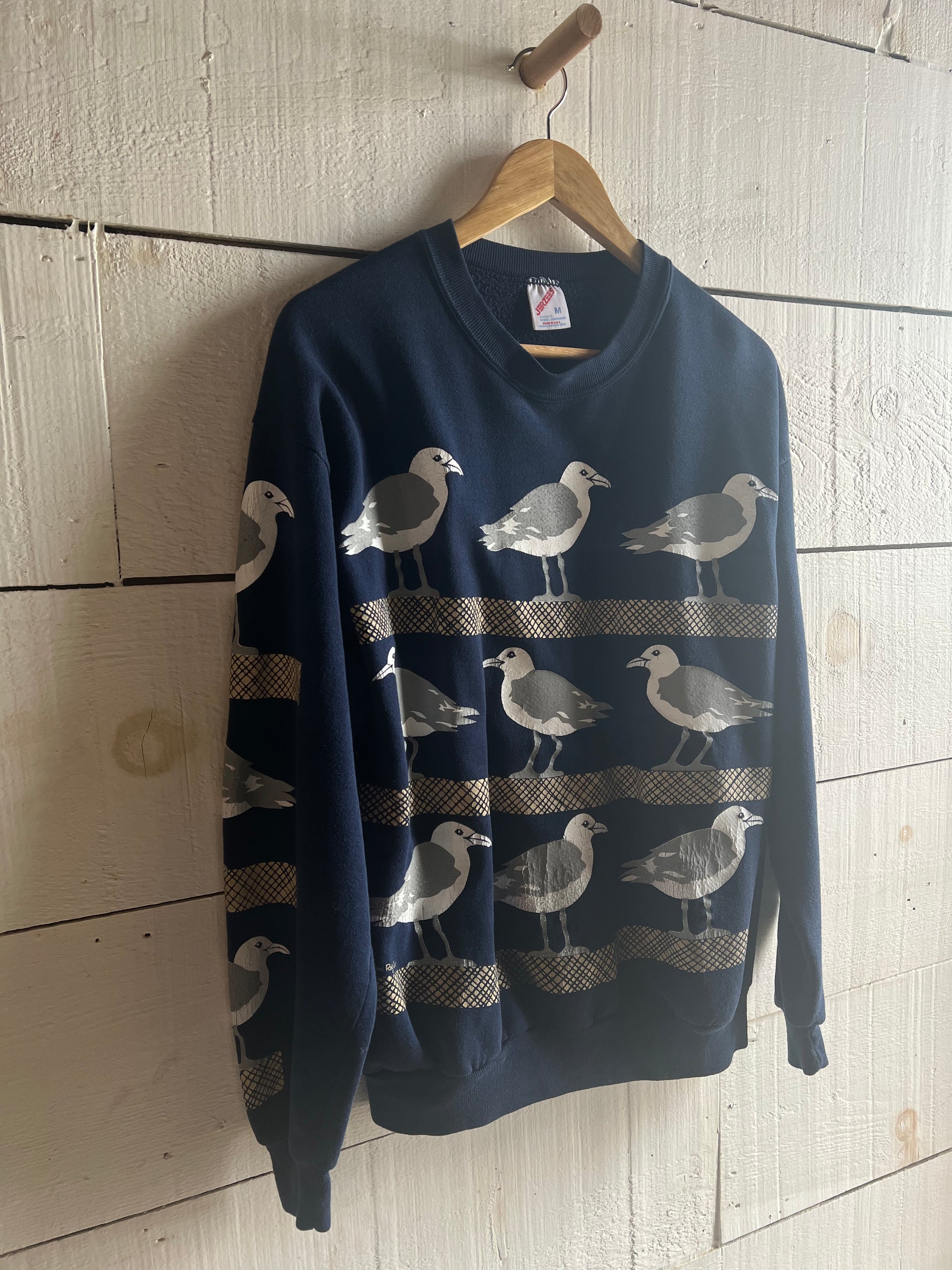Vintage Seagull Raglan Sweatshirt