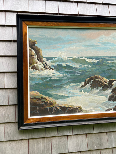 Vintage Paint-by-numbers Sea Scape