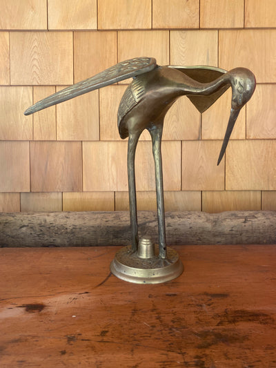 Vintage Brass Crane