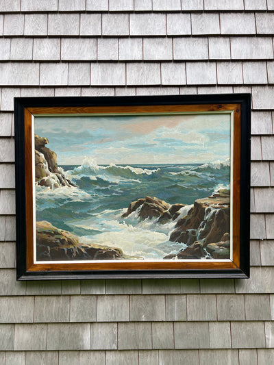 Vintage Paint-by-numbers Sea Scape