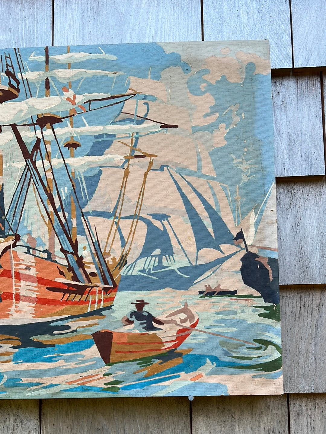 Vintage Clipper Ship Paint by Numbers