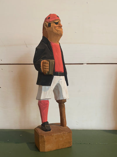 Vintage Wooden Pirate
