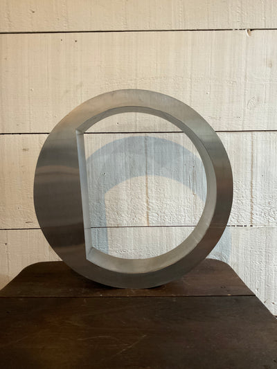 Salvaged Metal Letter - O