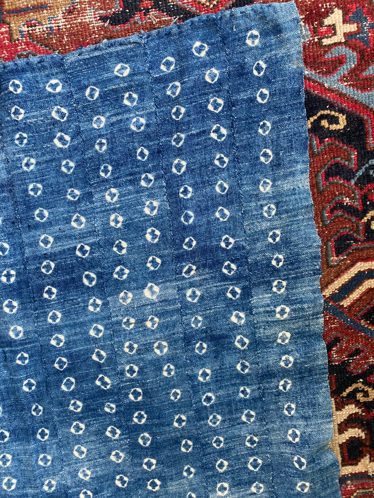 Vintage Indigo Textile: Circle