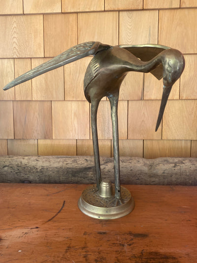 Vintage Brass Crane