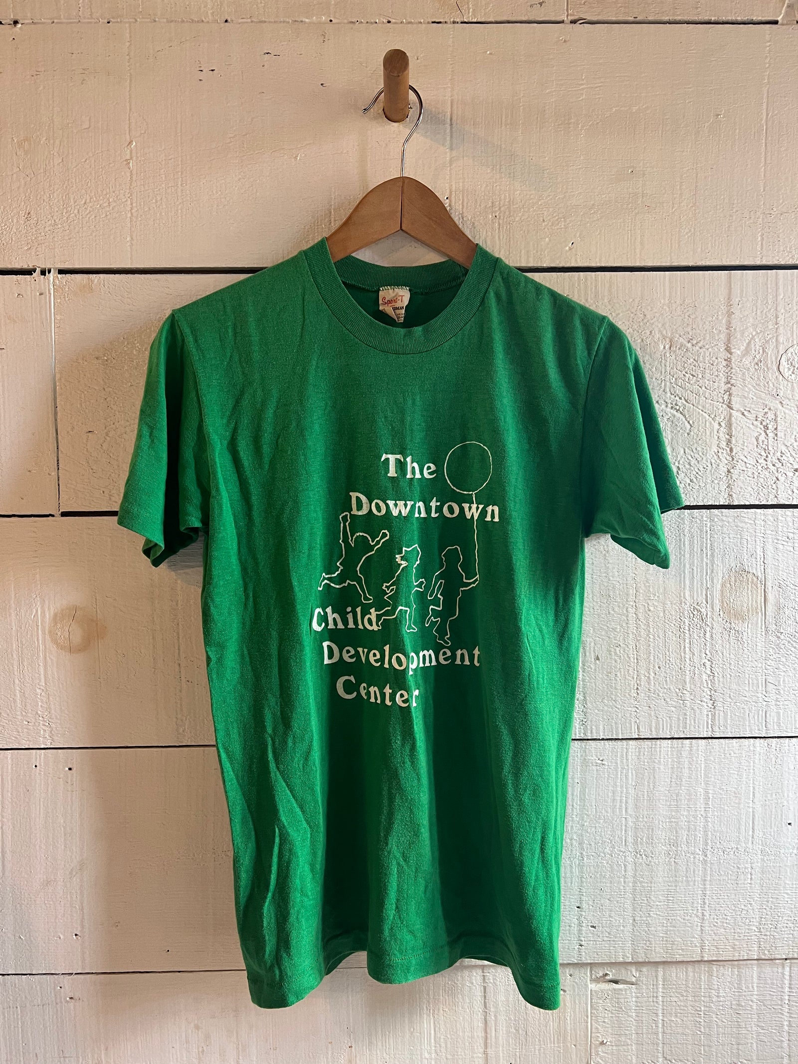 Vintage Downtown Green Tee