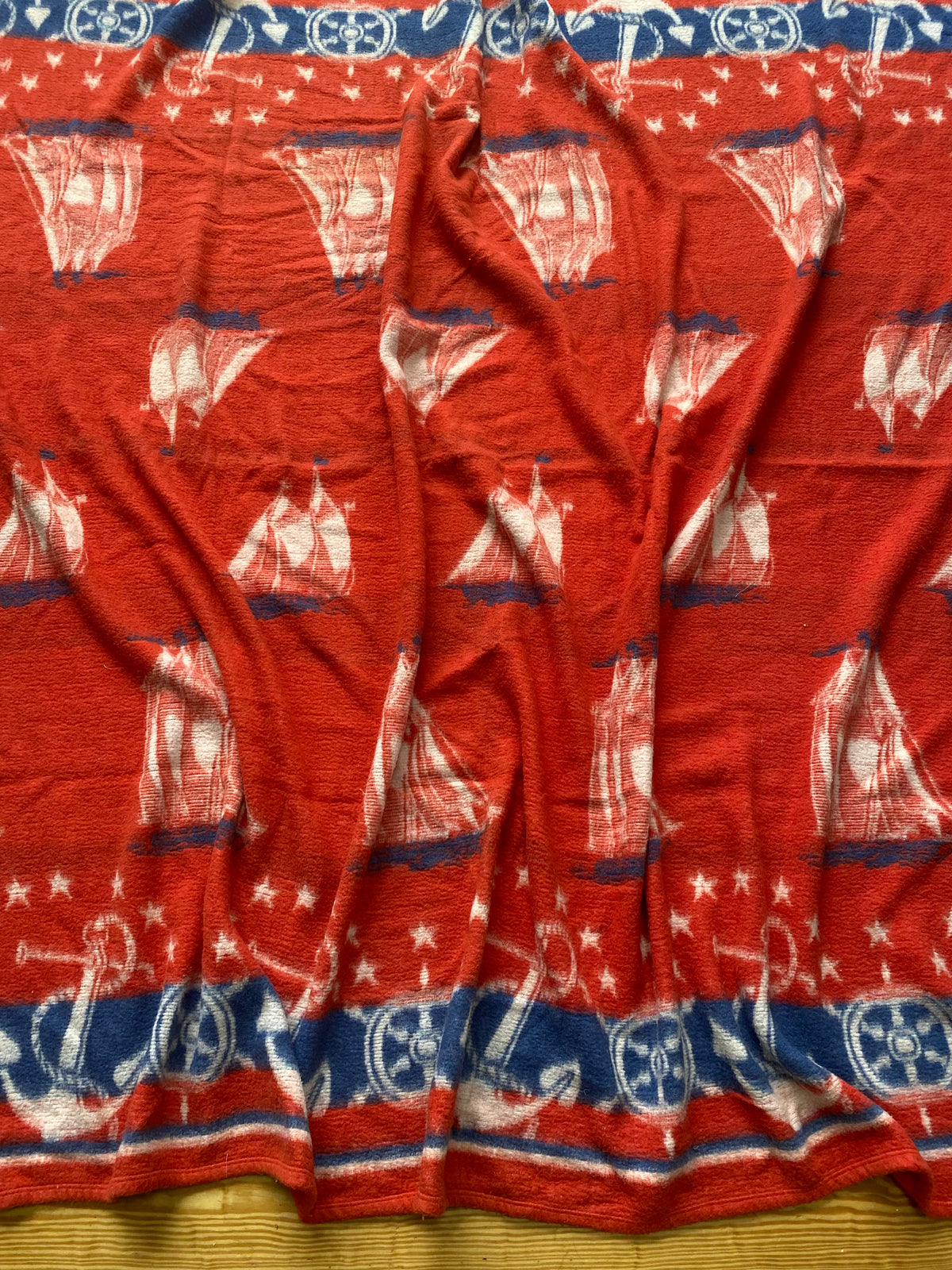 Vintage Sailboat Camp Blanket
