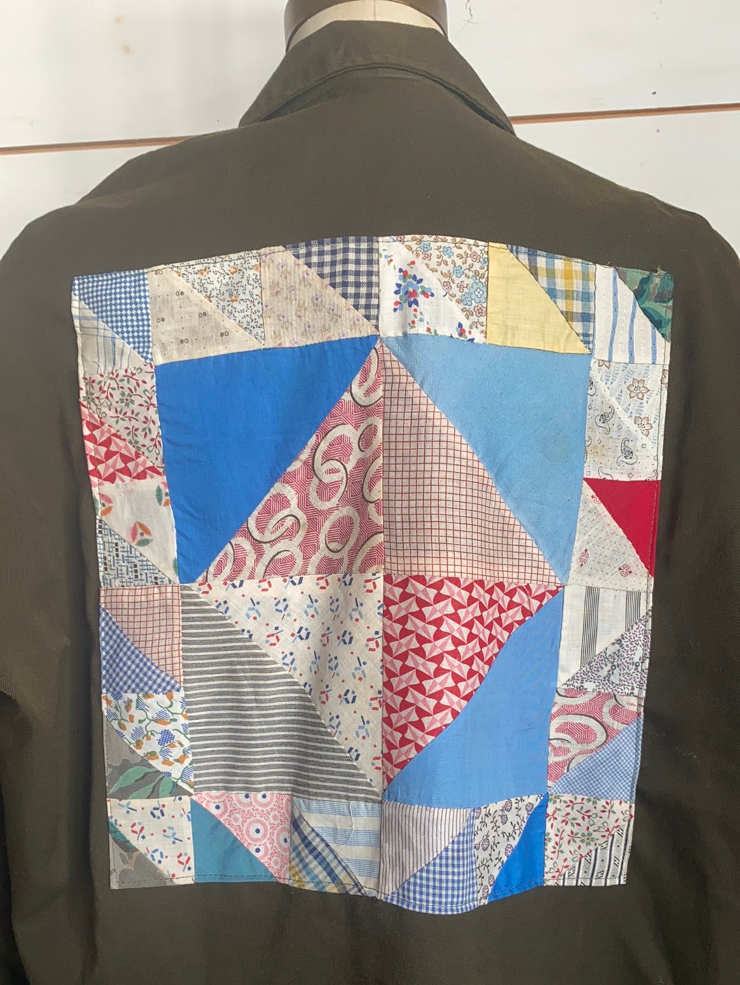 Quilt Patch - Vintage Military Shirt