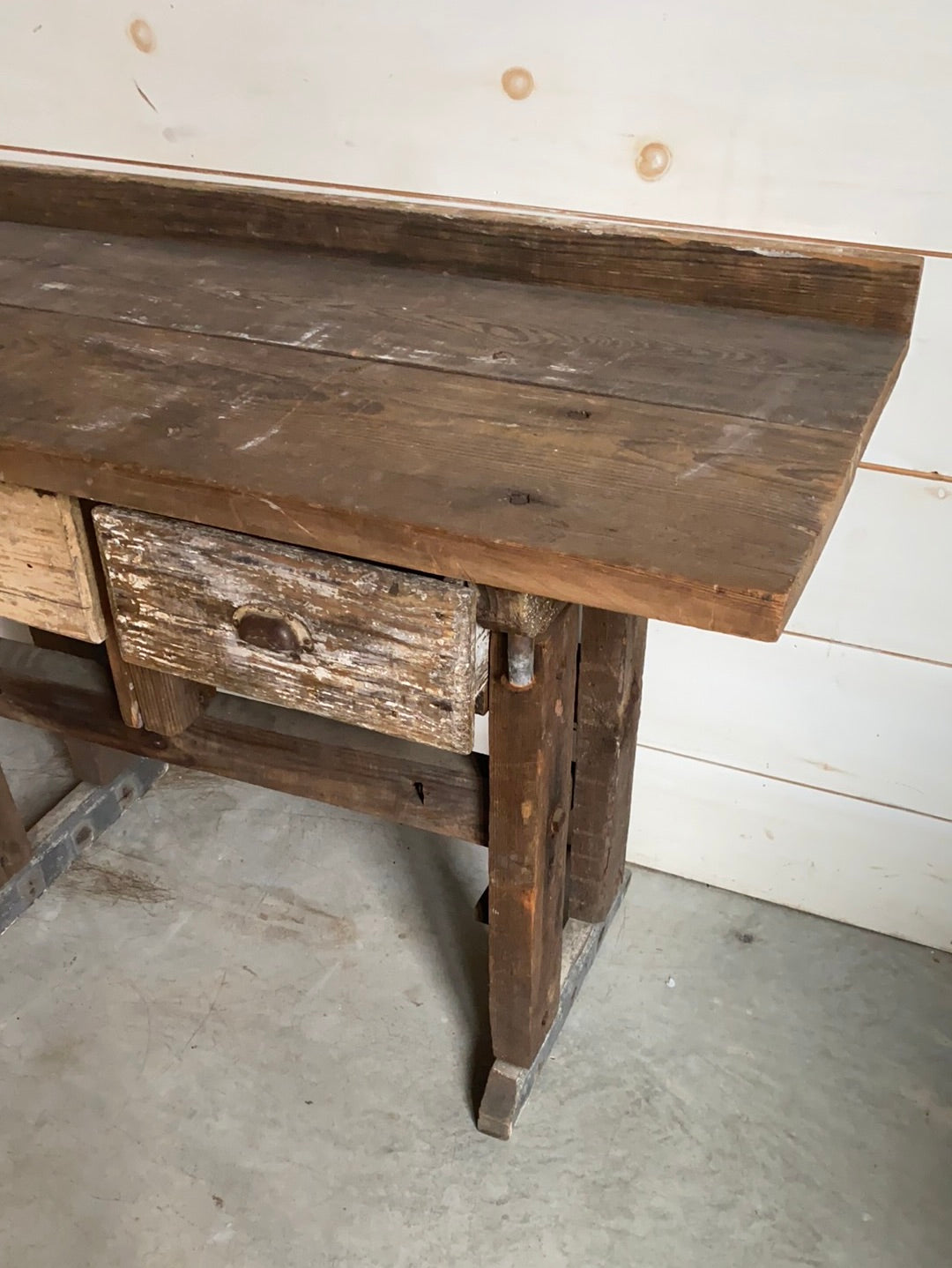 Salvaged Wood Workbench