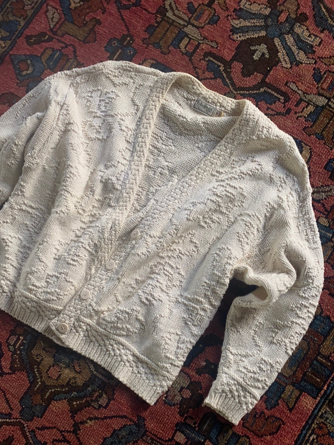 Vintage LL Bean  Cardigan Sweater