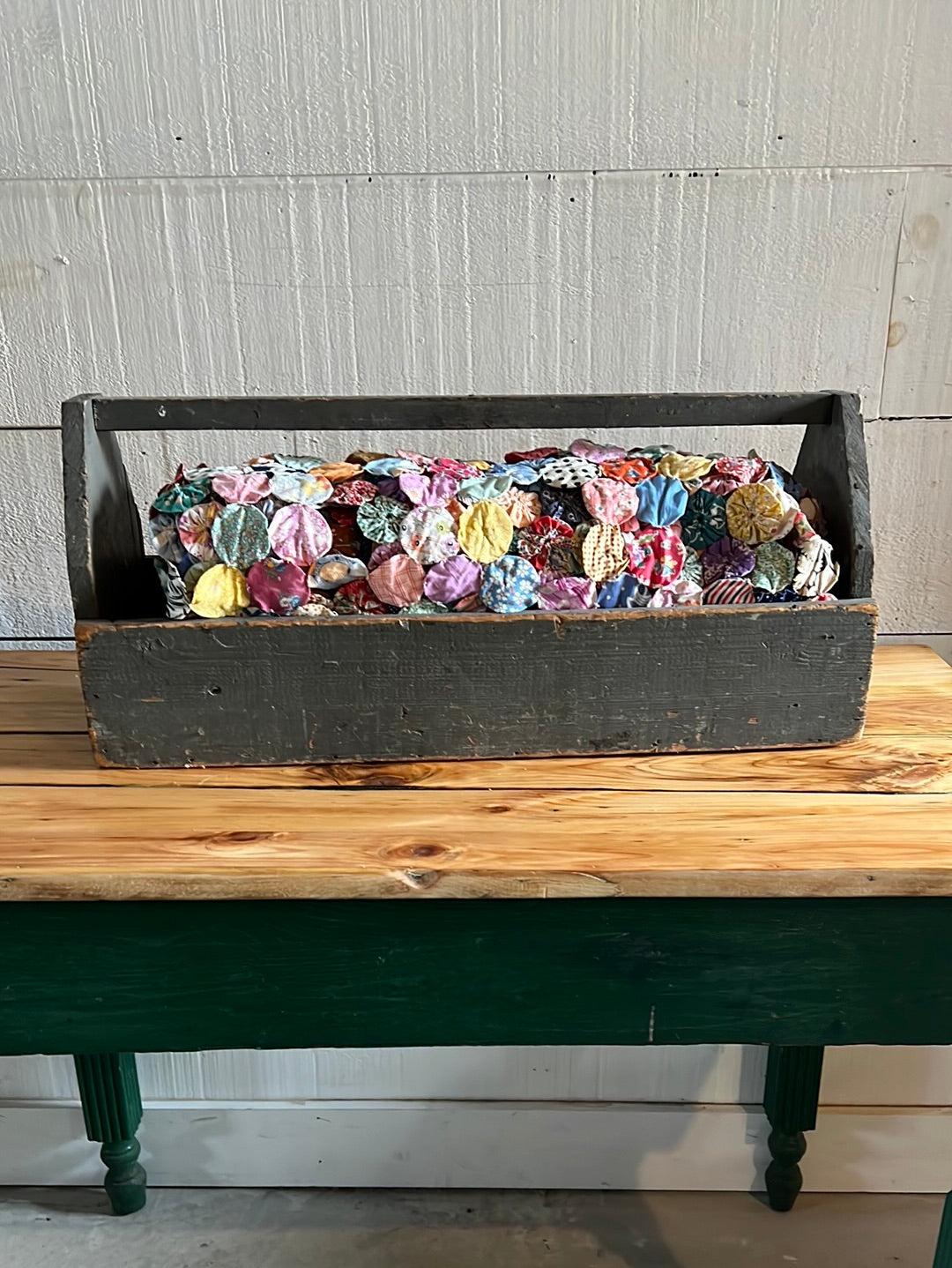 Vintage Wood Tool Caddy