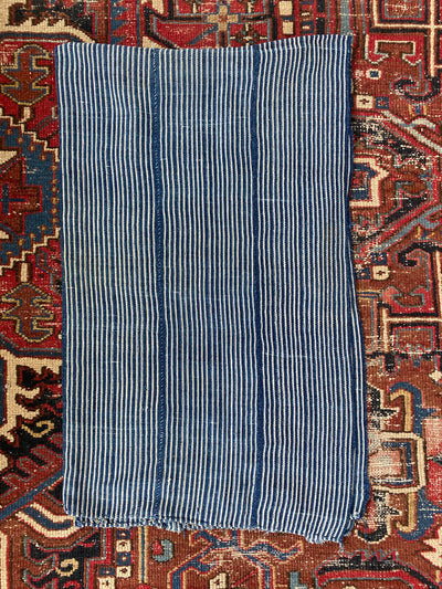 Vintage Indigo Textile: Striped 5