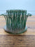 Vintage Blue Ribbon Flower Holder