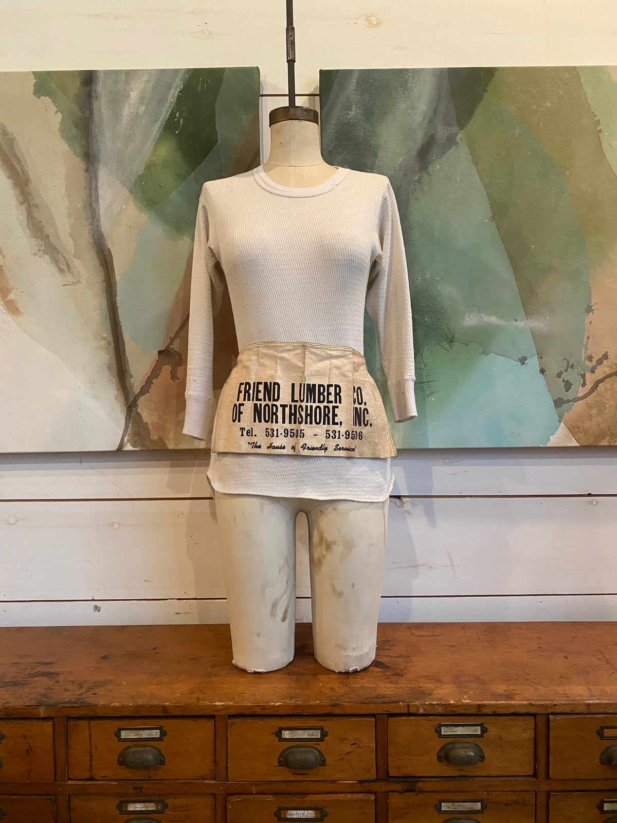 Vintage Friend Lumber Co. Apron