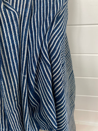 Vintage Indigo Textile: Striped 5