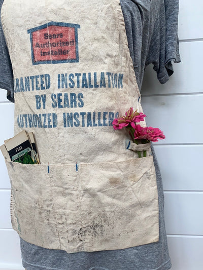 Vintage Sears Authorized Installer Full Apron