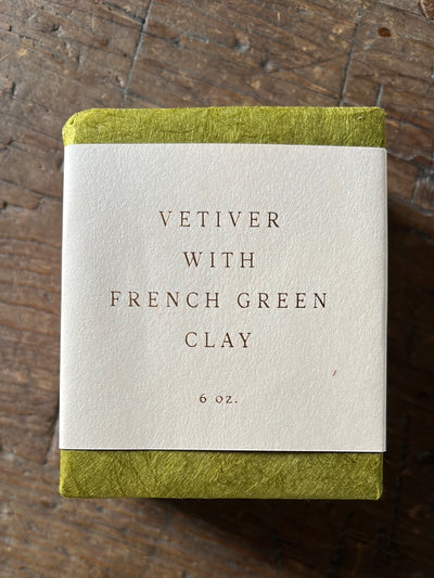 SAIPUA Vetiver with French Green Clay Soap
