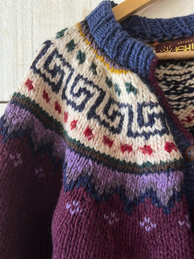 Vintage Wool Cardigan Sweater