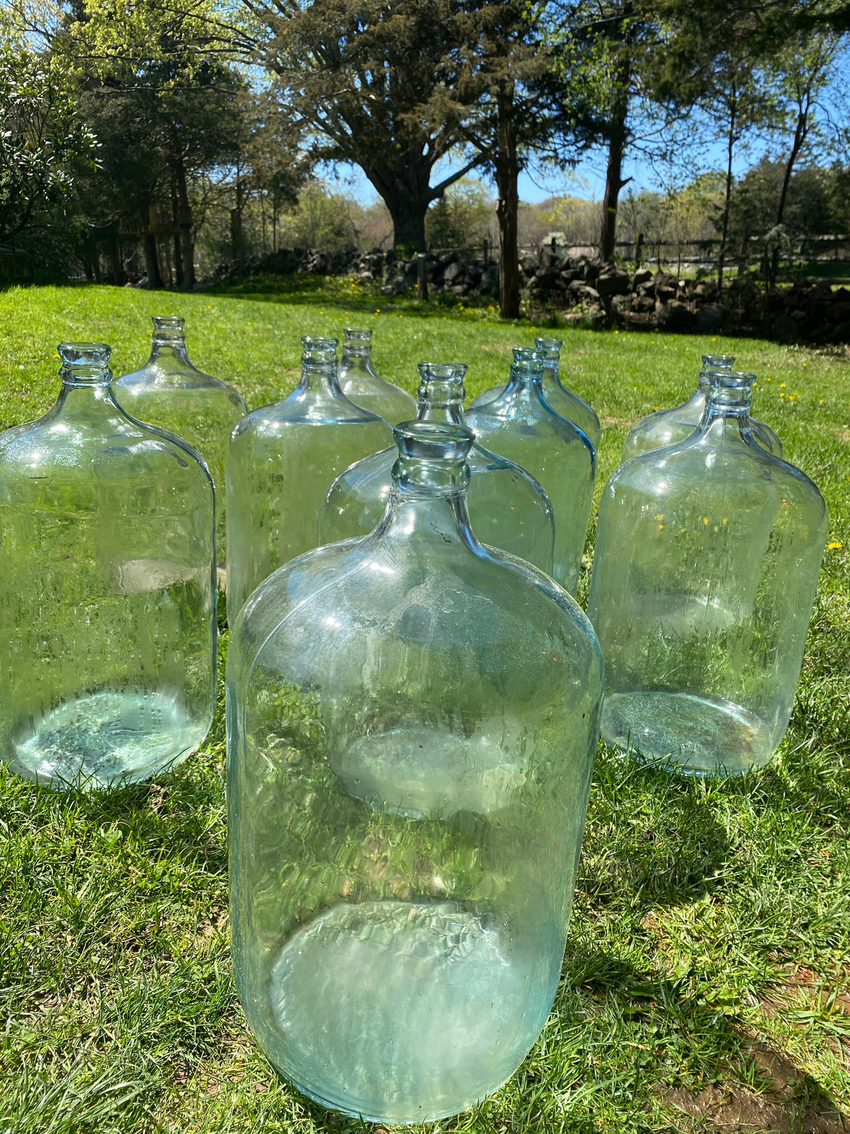 Vintage Glass Belmont Springs Bottle