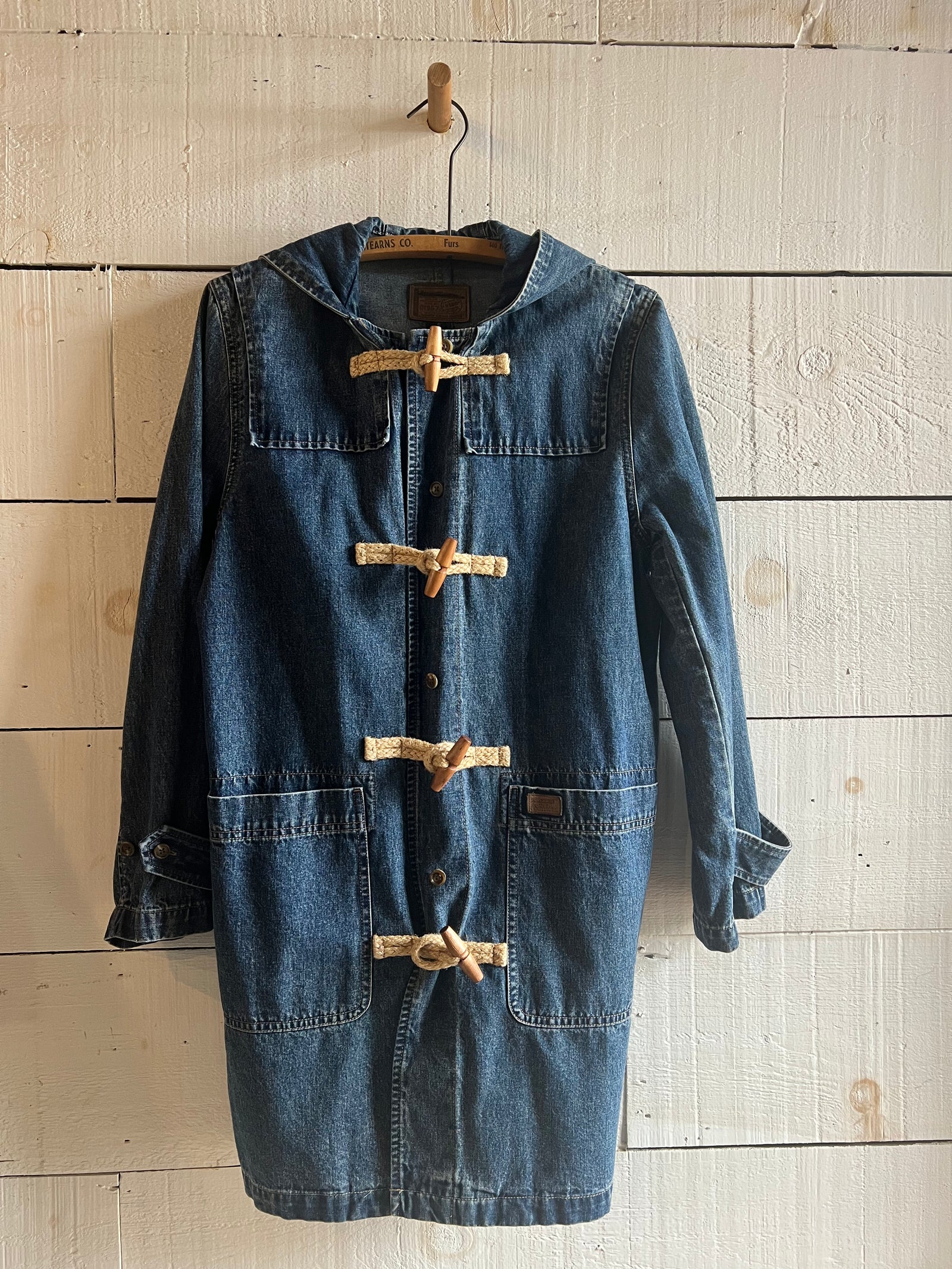 Vintage Ralph Lauren Denim Toggle Coat