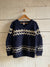 Vintage Navy Blue Wool Sweater