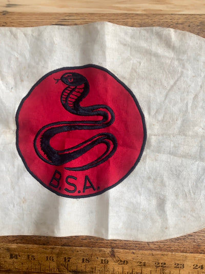 Vintage BSA Snake Flag