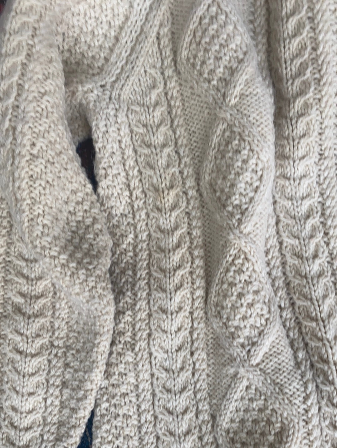 Vintage Irish Knit Pullover Sweater