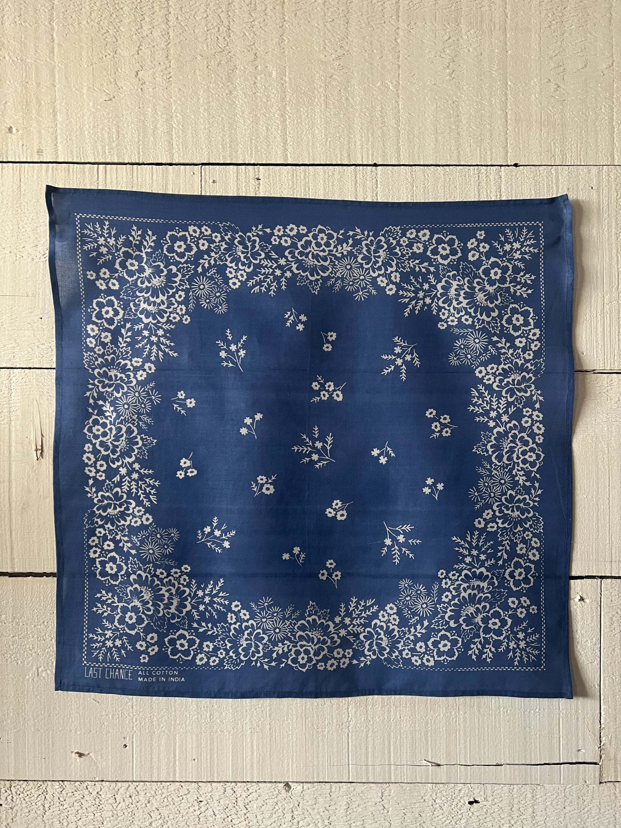 Cotton Field Bandana - Azure Blue