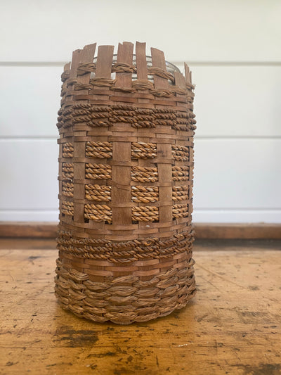 Vintage Woven Vase