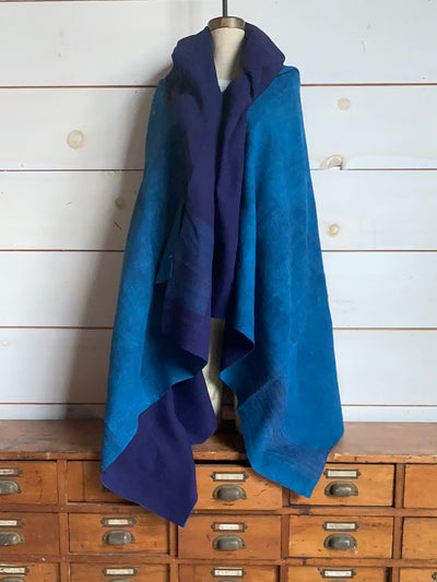 Handmade Indigo Kantha Quilt