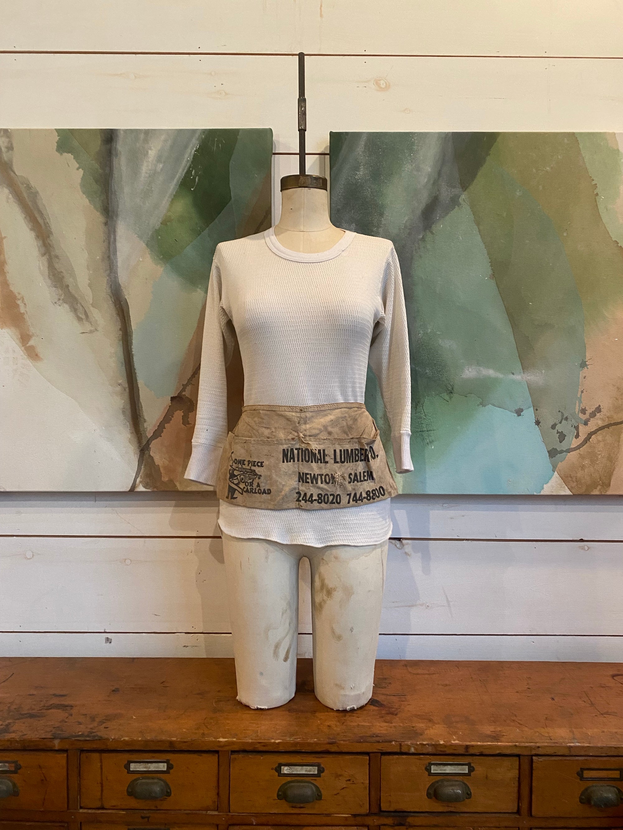 Vintage National Lumber Co. Apron